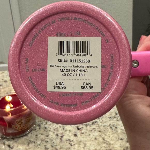 STANLEY X STARBUCKS 2024 - Winter Pink 40oz Limited Edition - Picture 4 of 8